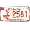 Biển số xe 15x30cm - 2581 Kentucky  Z-81