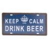 Tranh 30x15cm - Keep Calm and Drink Beer  YC-112