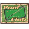 Tranh sắt retro 30x40cm Pool Club  CL34-123