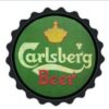 Nắp phén 42cm decor - Carlsberg Beer  P42-031