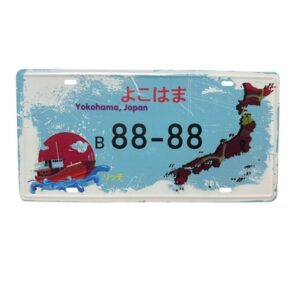Biển số xe Nhật Bản 30x15cm - Yokohama, Japan  JP-29