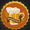 Nắp khoén decor 35cm - Oktoberfest (vàng) J-52