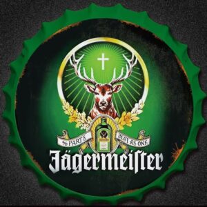 Nắp chai bia 35cm - Rượu tiêu Jagermeister Đức J-51