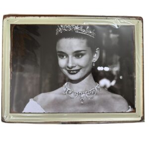 Tranh sắt 40x30cm Audrey Hepburn Q34-4020